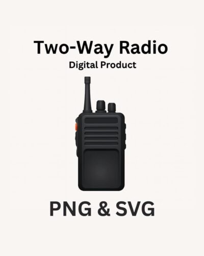 Walkie talkie clipart PNG with transparent background