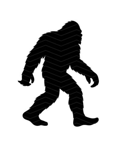 Bigfoot SVG vector design for Cricut and Silhouette