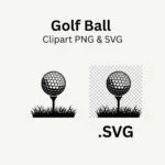Golf sports clipart high resolution printable