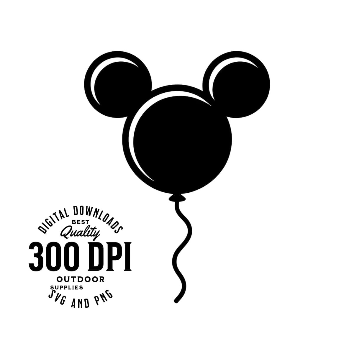 High-quality Mickey Balloon SVG, PNG, and EPS files High-quality Mickey Balloon SVG, PNG, and EPS files