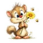 Spring Animals Clipart Set – 20 Whimsical Seasonal PNG Illustrations - Image 2