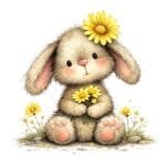 Spring Animals Clipart Set – 20 Whimsical Seasonal PNG Illustrations - Image 4