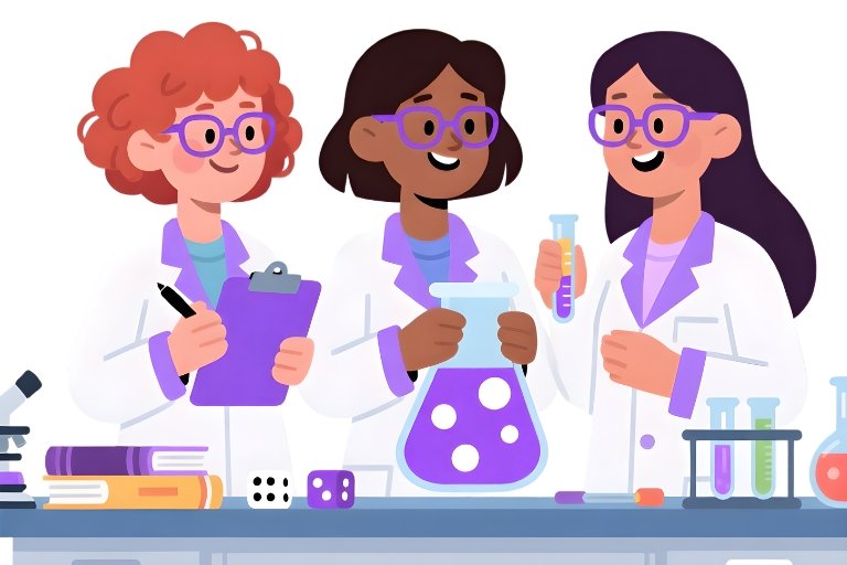 women-in-science-illustration-wall-art-print